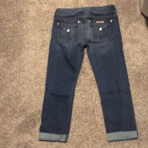 Hudson cropped jean .. size 27